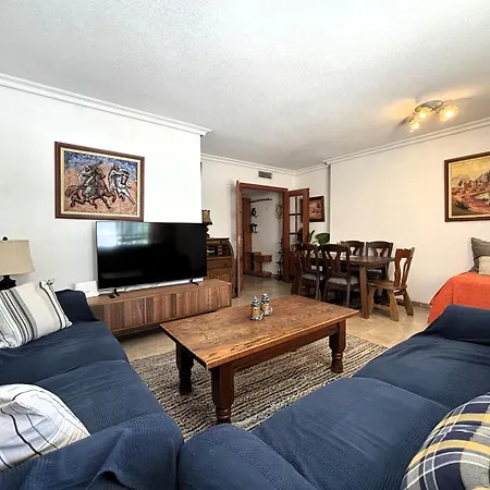 600 M Beach, Pool, Terrace, Wifi, 1 Bedroom Lejlighed Torremolinos